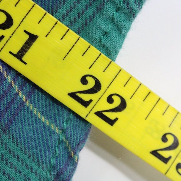 Abercrombie & Fitch Flannel Shirt Women's Green Button Down Long Sleeve Small S - Picture 7 of 7